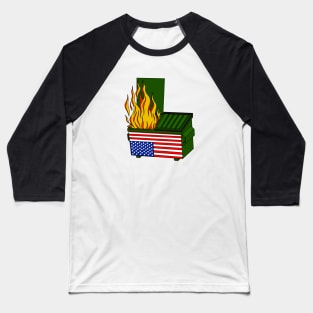 Dumpster fire USA Baseball T-Shirt